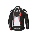 BELA - Chaqueta Textil Chaser Negro/Blanco/Rojo - SECURTEX MOTOR S.L (t/a MaximoMoto)