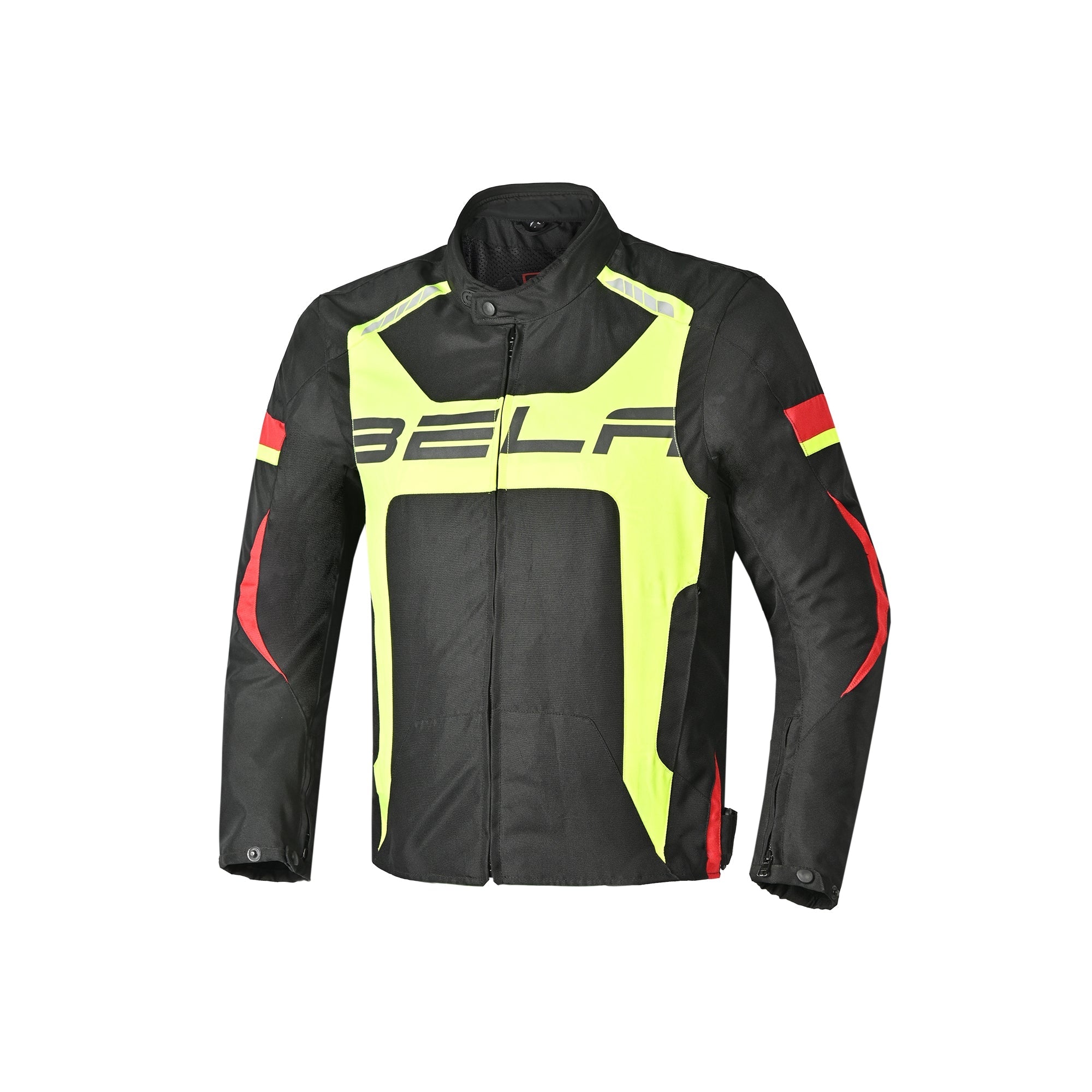 BELA - Chaqueta Textil Clutch Negro/Amarillo Fluor - SECURTEX MOTOR S.L (t/a MaximoMoto)
