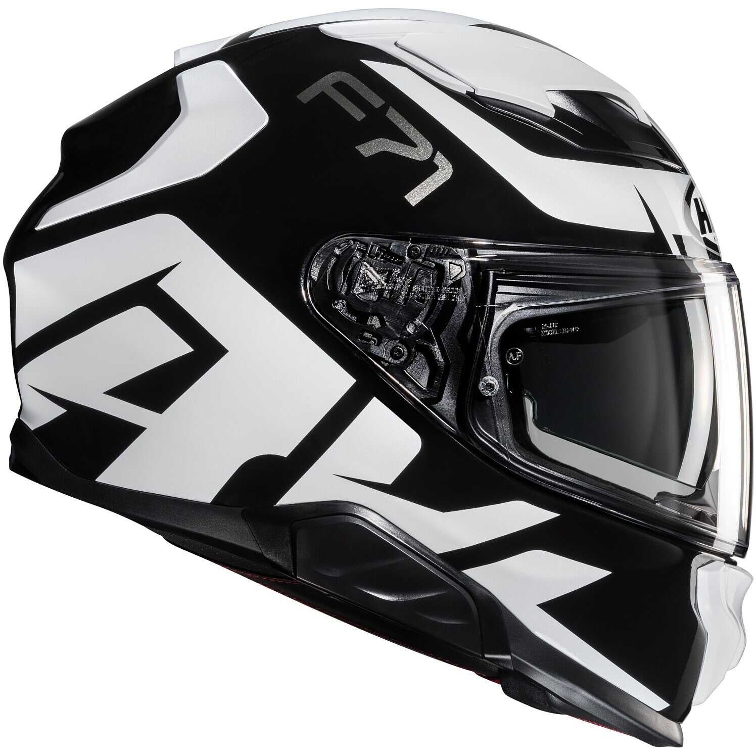 HJC F71 BARD MC5 negro blanco Casco Moto Integral