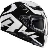 HJC F71 BARD MC5 negro blanco Casco Moto Integral