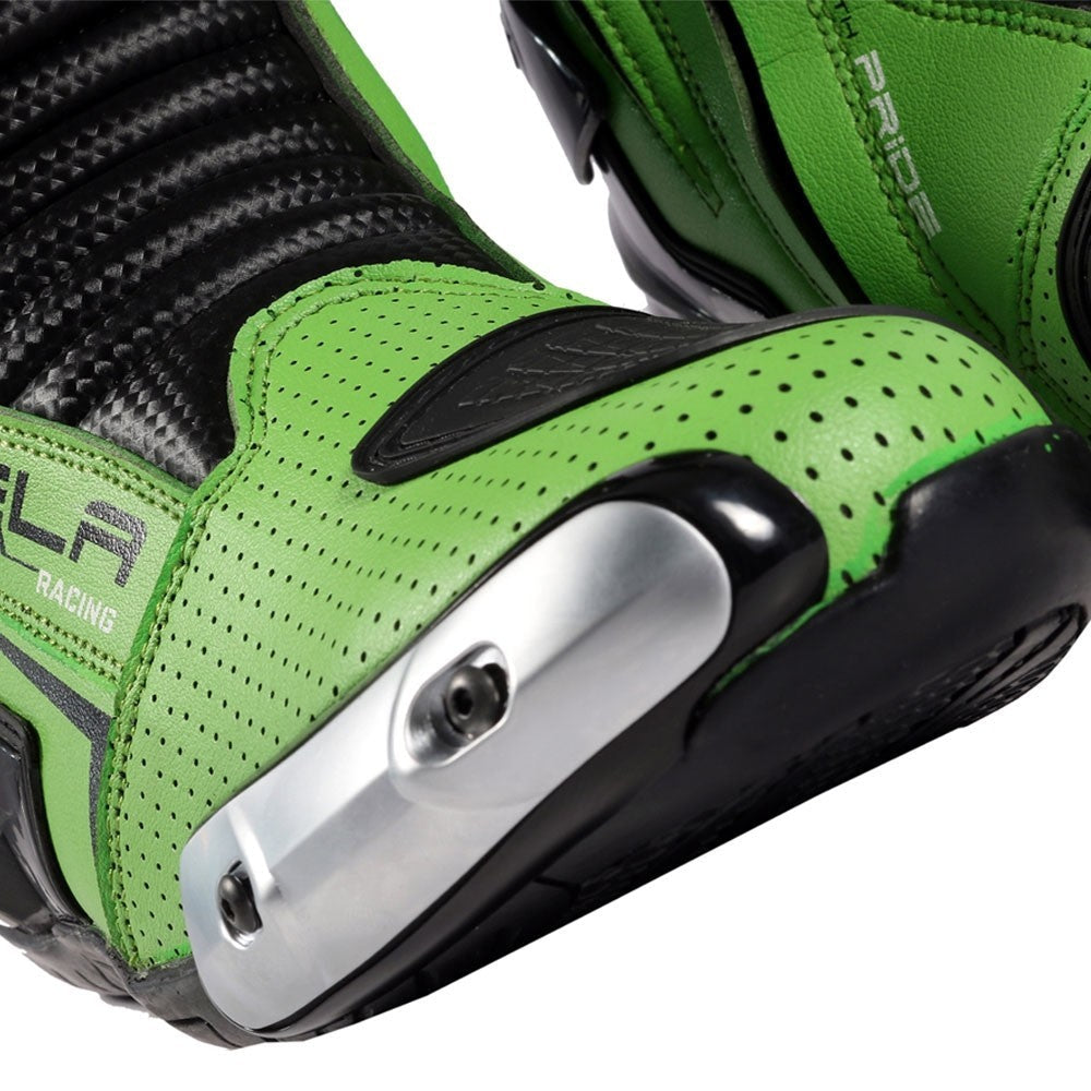 BELA - Botas Piel Speedo 2.0 Negro/Verde - SECURTEX MOTOR S.L (t/a MaximoMoto)