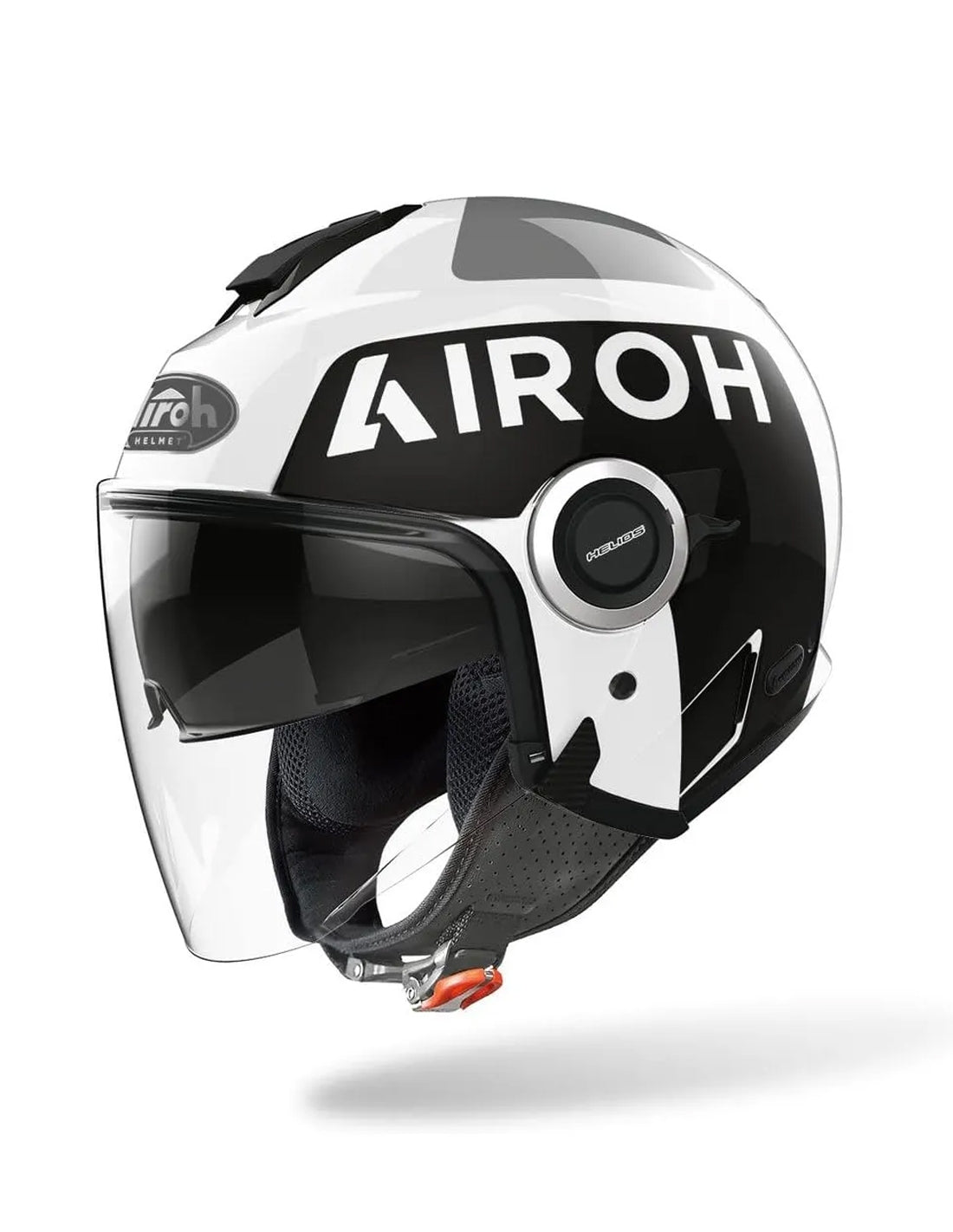 AIROH - CASCOS HELIOS UP WHITE GLOSS - SECURTEX MOTOR S.L (t/a MaximoMoto)