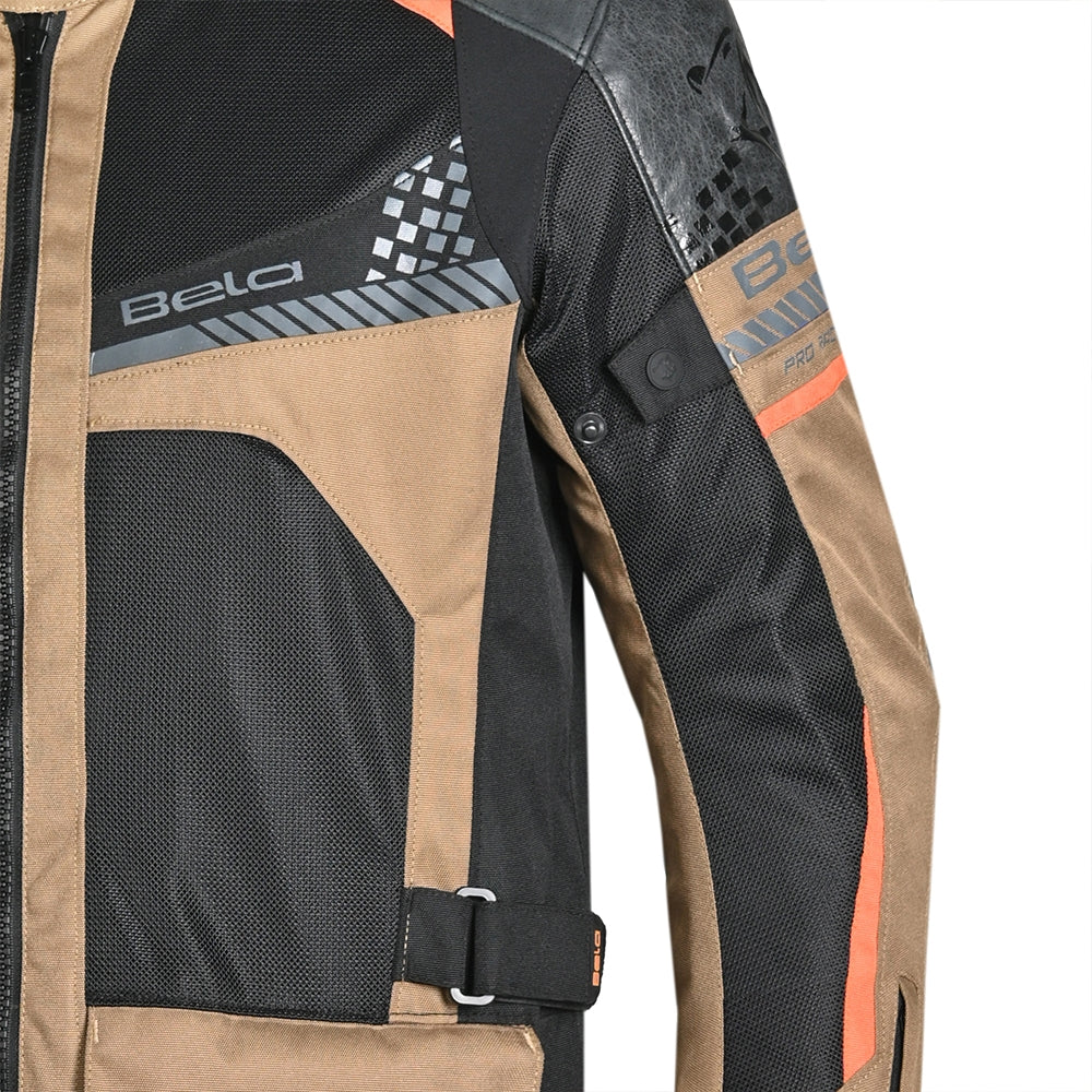 BELA - Chaqueta Textil Onsaker Arena/Negro/Naranja - SECURTEX MOTOR S.L (t/a MaximoMoto)