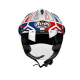 AIROH JT CONVERT Abierto Para Scooter Casco Blanco Brillo
