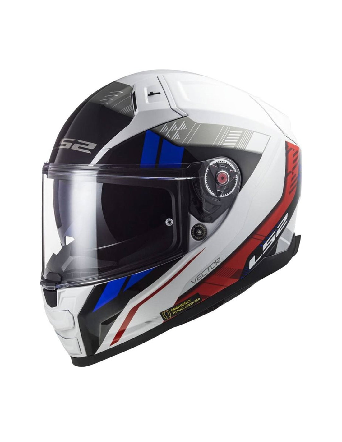 LS2 FF811 VECTOR II STYLUS WHITE FLUO PINK - SECURTEX MOTOR S.L (t/a MaximoMoto)