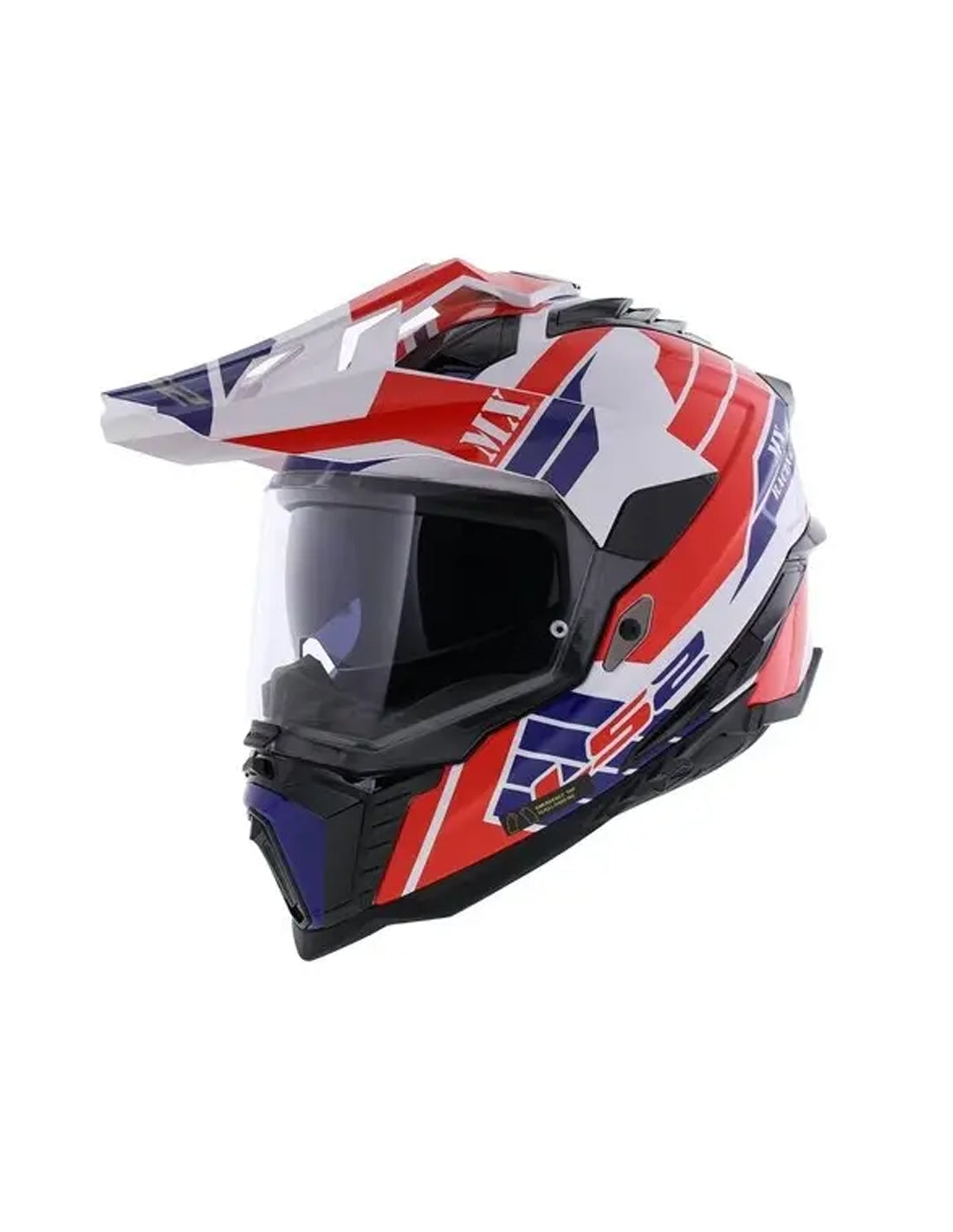LS2 MX701 EXPLORER ATLANTIS G.WHITE RED BLUE - SECURTEX MOTOR S.L (t/a MaximoMoto)