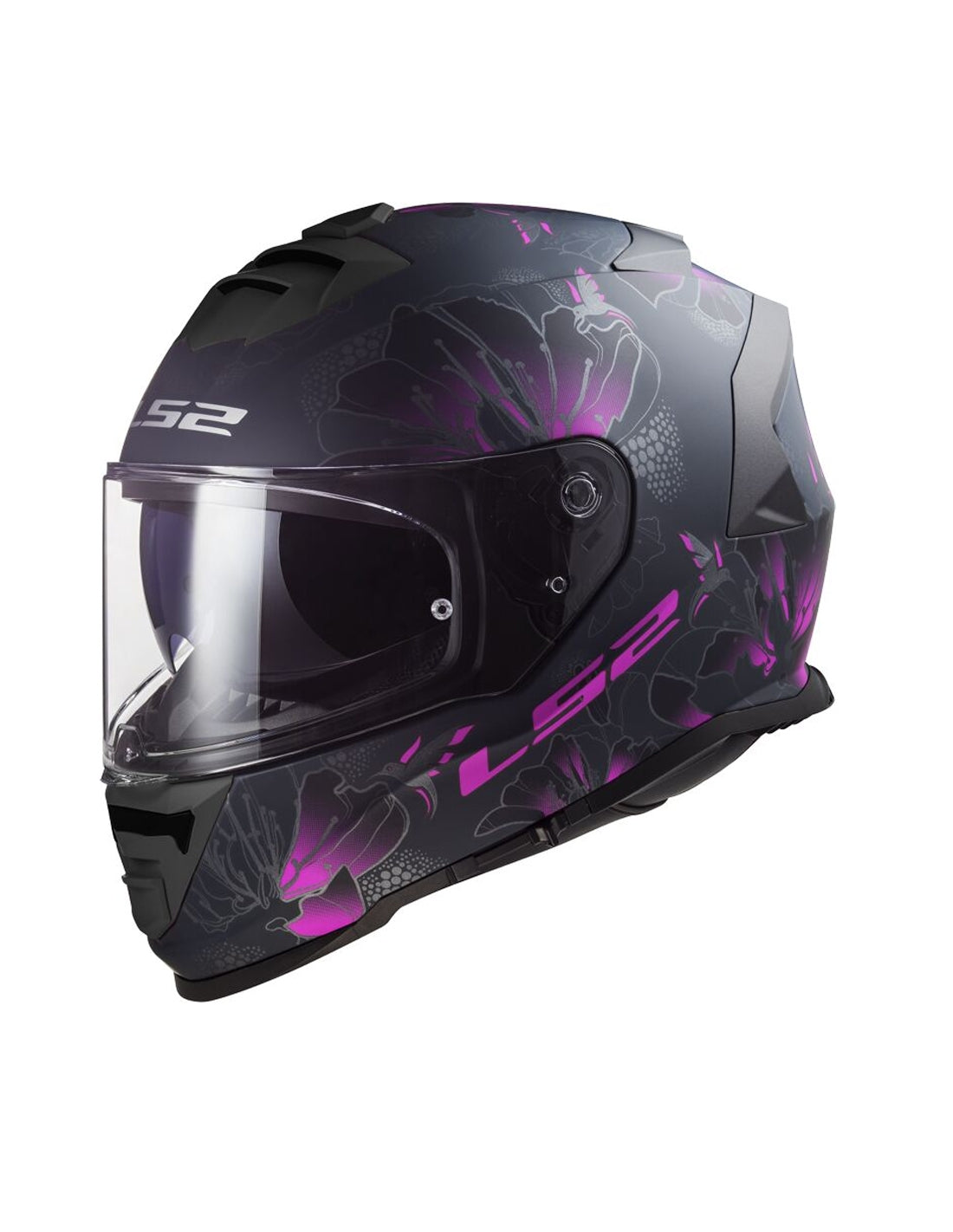 LS2 FF800 STORM BURST MATT BLACK PINK - SECURTEX MOTOR S.L (t/a MaximoMoto)