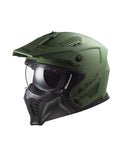 LS2 OF606 DRIFTER SOLID MATT MILITARY GREEN - SECURTEX MOTOR S.L (t/a MaximoMoto)