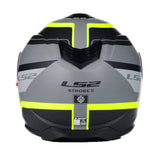 LS2 FF908 STROBE II MONZA M.BLACK H-V YELLOW - SECURTEX MOTOR S.L (t/a MaximoMoto)