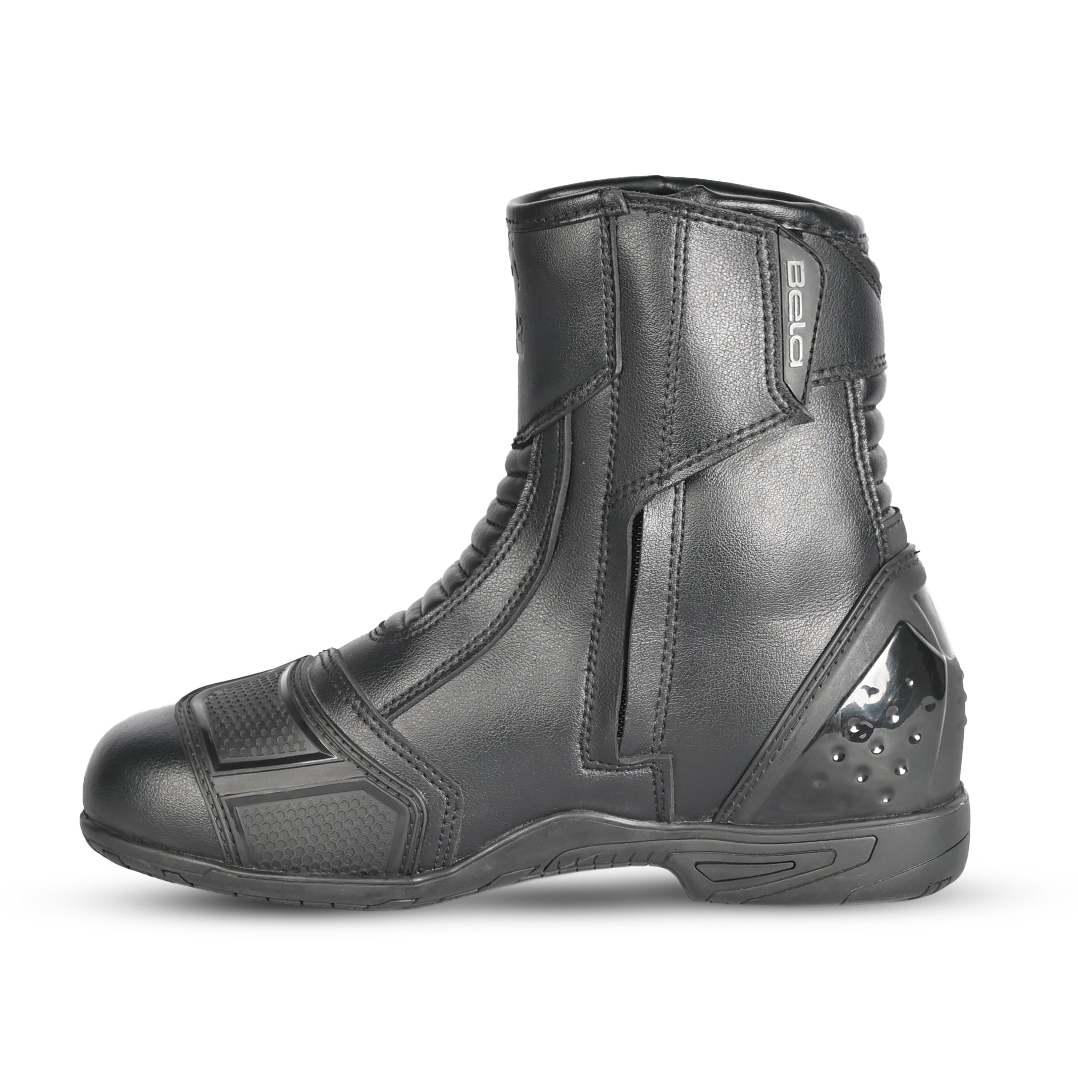 BELA - Botas Piel Faster 2.0 Negro/Rojo - SECURTEX MOTOR S.L (t/a MaximoMoto)