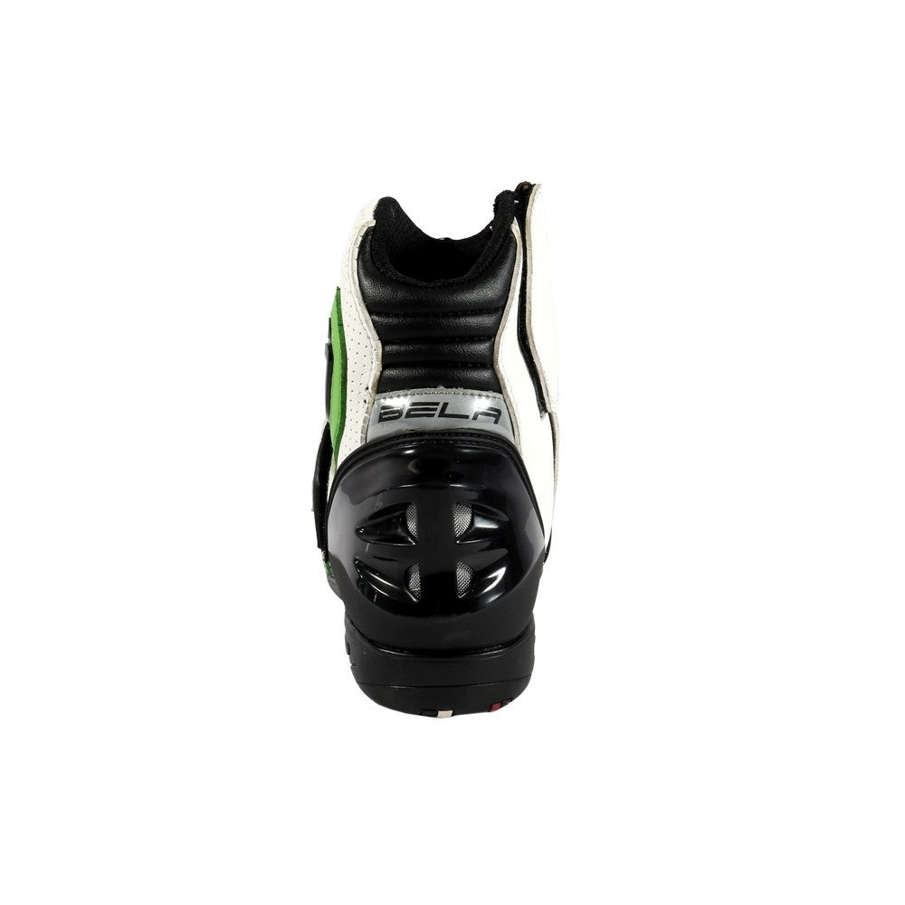 BELA - Botas Piel Faster Blanco/Verde - SECURTEX MOTOR S.L (t/a MaximoMoto)