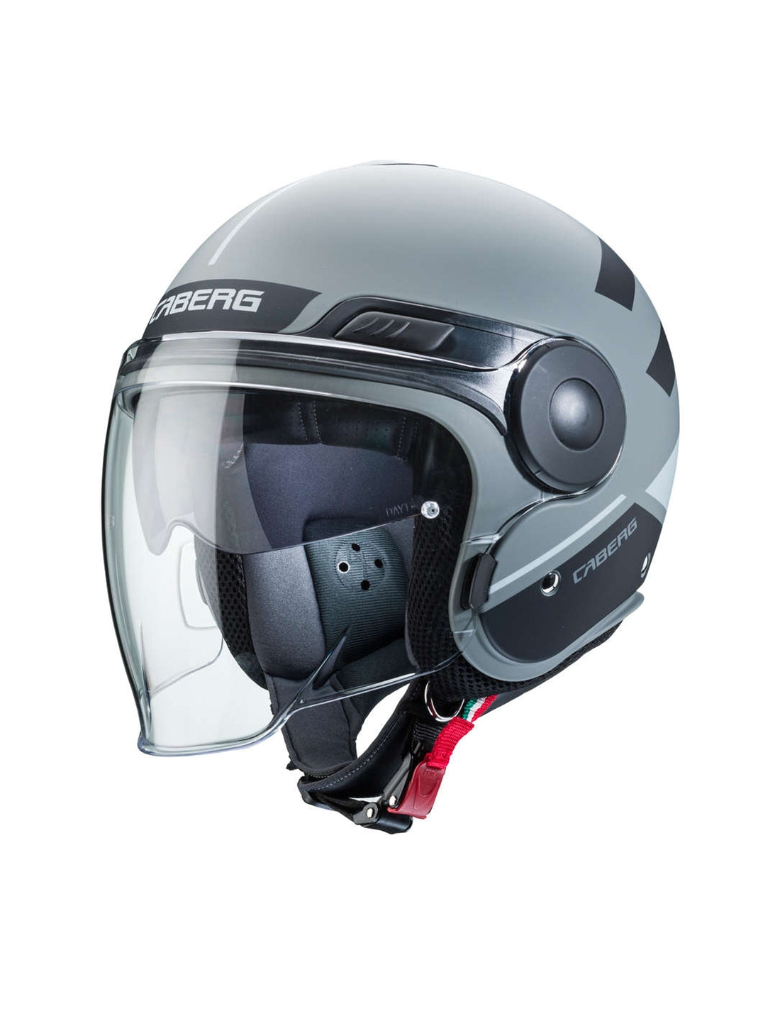 CABERG-Casco Uptown Loft MATT GREY/BLACK/SILVER - SECURTEX MOTOR S.L (t/a MaximoMoto)