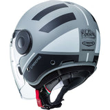 CABERG-Casco Uptown Loft MATT GREY/BLACK/SILVER - SECURTEX MOTOR S.L (t/a MaximoMoto)
