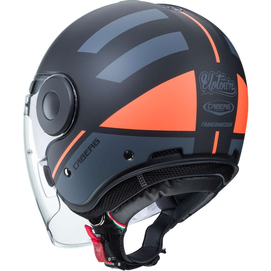 CABERG-CASCO UPTOWN LOFT MATT/BLACK/ANTHRA/ORANGE FL - SECURTEX MOTOR S.L (t/a MaximoMoto)