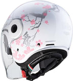 CABERG-CASCO UPTOWN BLOOM WHITE/SILVER/PINK - SECURTEX MOTOR S.L (t/a MaximoMoto)
