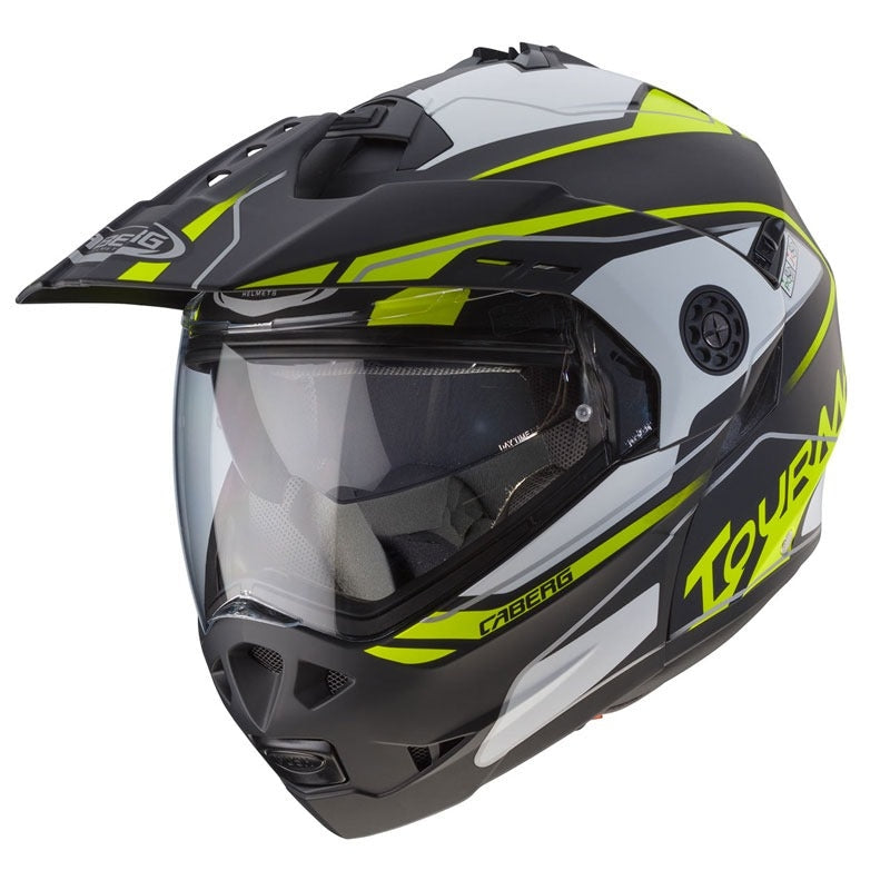 CABERG-CASCO TOURMAX MARATHON MATT/BLACK/WHITE/ANTHRA - SECURTEX MOTOR S.L (t/a MaximoMoto)