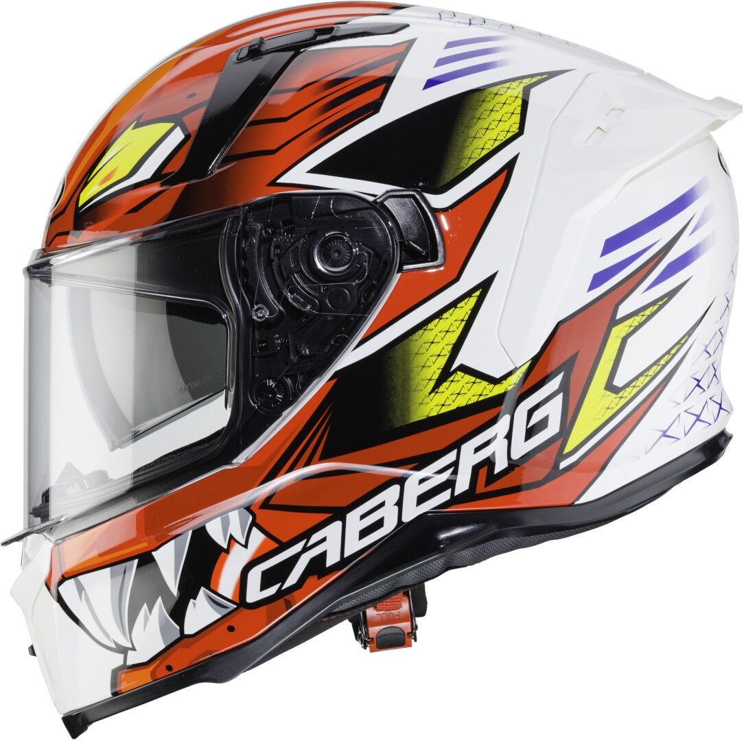 CABERG-CASCO AVALON GIGA WHITE/RED/YELLOW - SECURTEX MOTOR S.L (t/a MaximoMoto)
