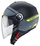 CABERG-CASCO RIVIERA V4 ELITE MATT/BLACK/ANTHRA/YELLOW F - SECURTEX MOTOR S.L (t/a MaximoMoto)