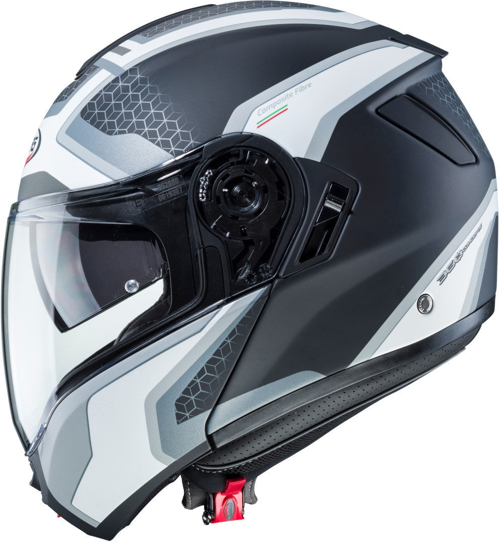 CABERG-CASCO LEVO SONAR MATT/BLACK/WHI/ANTHRA/SIL - SECURTEX MOTOR S.L (t/a MaximoMoto)