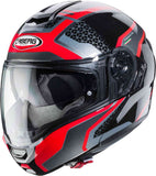 CABERG-CASCO LEVO SONAR BLACK/RED/ANTHRA/SIL - SECURTEX MOTOR S.L (t/a MaximoMoto)
