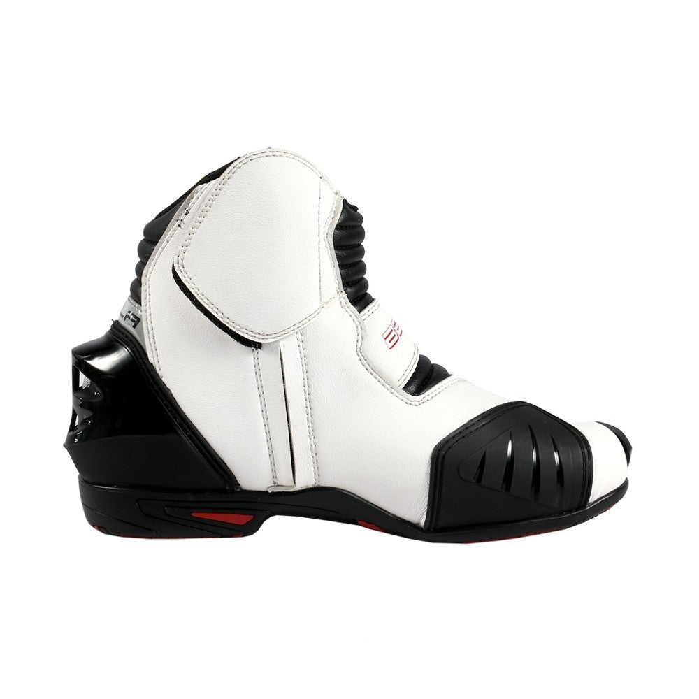 BELA - Botas Piel Faster Blanco/Rojo - SECURTEX MOTOR S.L (t/a MaximoMoto)