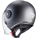 Caberg uptown Matt gun Metal  open face touring scooter motorbike helmet