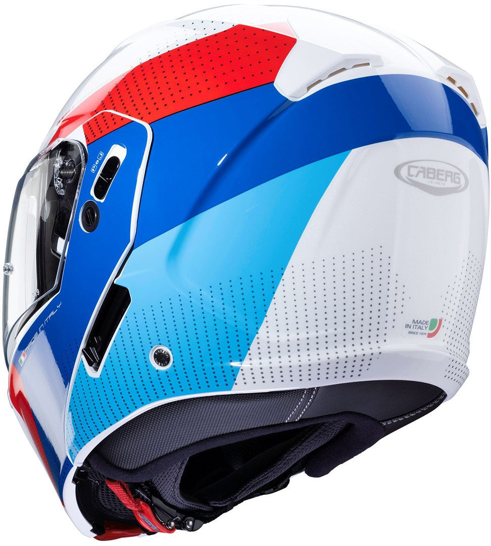 CABERG-CASCO HORUS SCOUT WHITE MET/RE/BLU/LIG BLU - SECURTEX MOTOR S.L (t/a MaximoMoto)