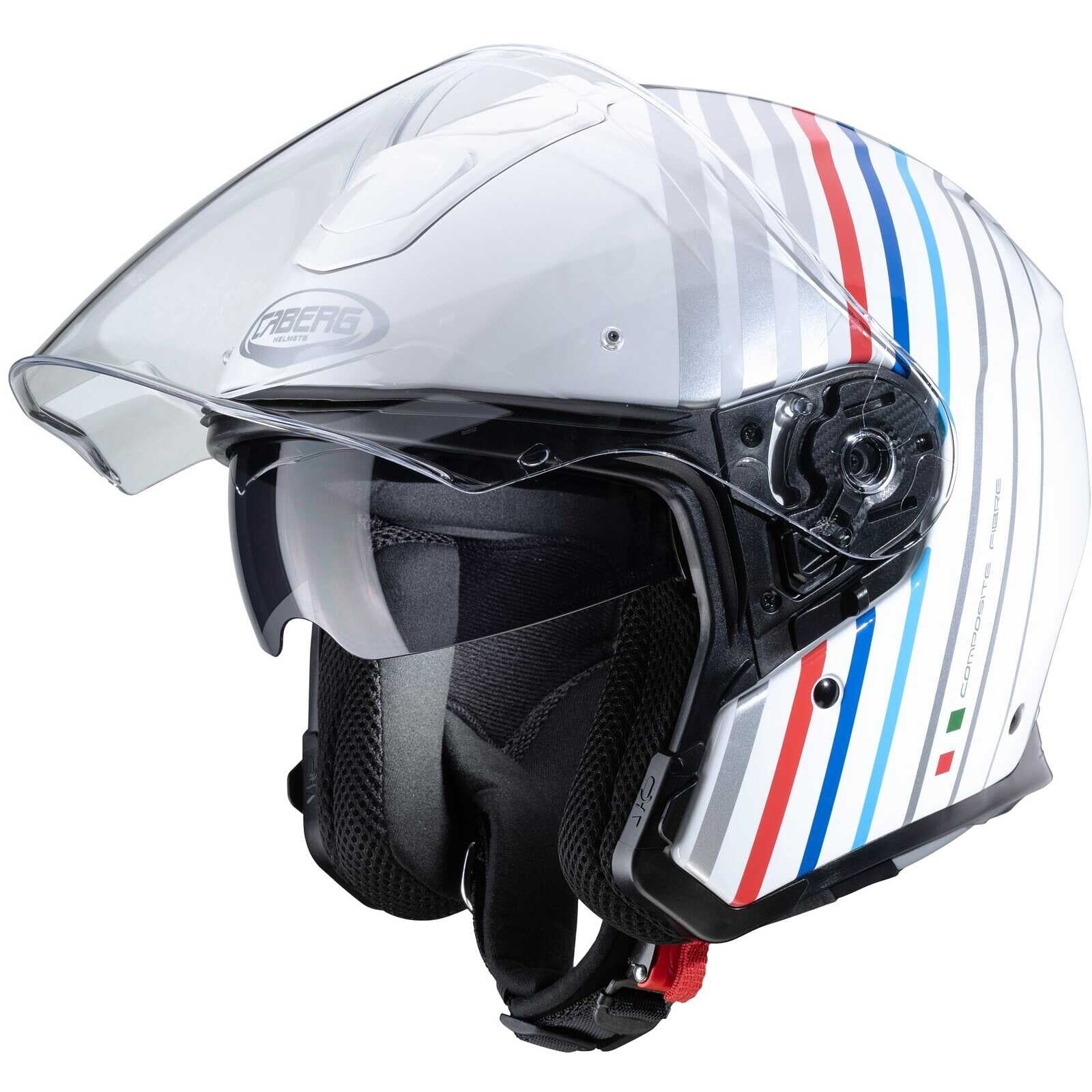 CABERG-CASCO FLYON WHITE - SECURTEX MOTOR S.L (t/a MaximoMoto)