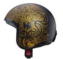 CABERG-CASCO FREERIDE MAORI MATT BLACK/GOLD - SECURTEX MOTOR S.L (t/a MaximoMoto)