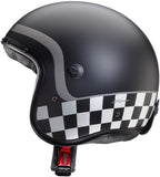 Caberg Casco Moto Touring Freeride Formula Jet Casco Negro/Gris Claro