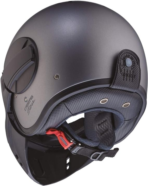 CABERG-CASCO GHOST MATT GUN METAL - SECURTEX MOTOR S.L (t/a MaximoMoto)