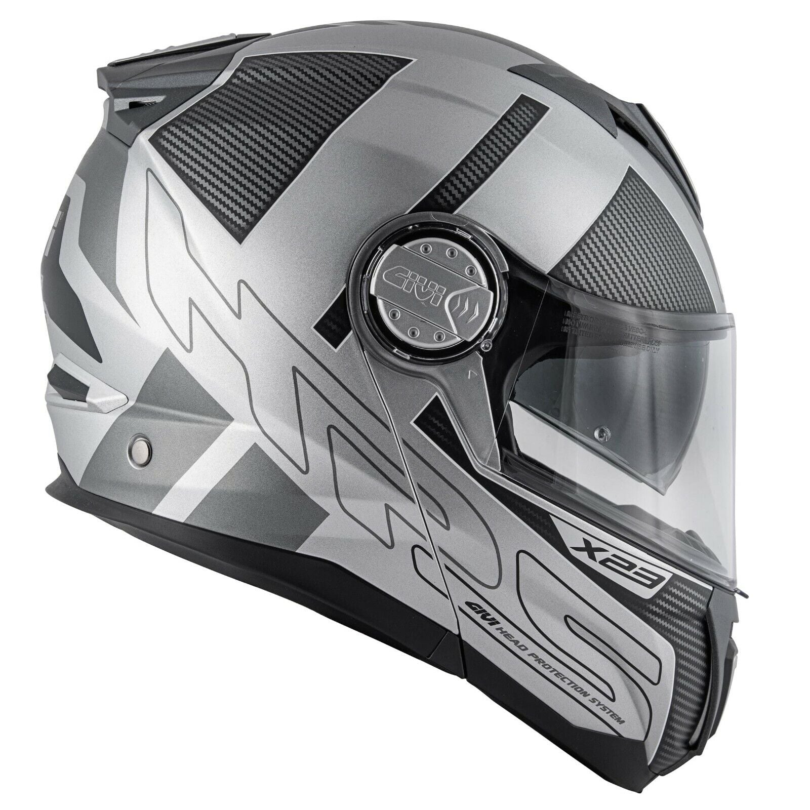 GIVI CASCO MOD X23/SYDNEY C/PL.D/VIPER NEGRO-MT/PLATA - SECURTEX MOTOR S.L (t/a MaximoMoto)