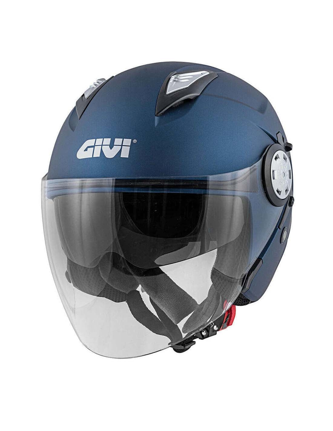 GIVI CASCO JET 123/STRATOS.D/SOLID AZUL OSCURO - SECURTEX MOTOR S.L (t/a MaximoMoto)