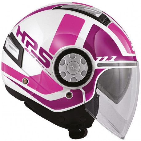 GIVI CASCO JET 124/FUTURE.D/BIG-LADY BLANCO/ROSA - SECURTEX MOTOR S.L (t/a MaximoMoto)
