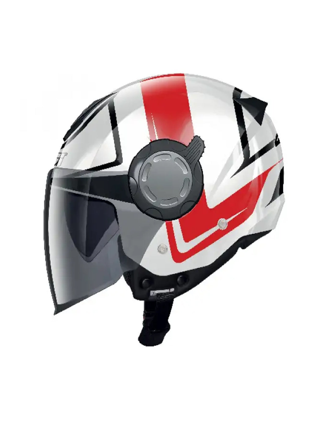 GIVI CASCO JET 124/FUTURE.D/BIG ROJO/BLANCO - SECURTEX MOTOR S.L (t/a MaximoMoto)
