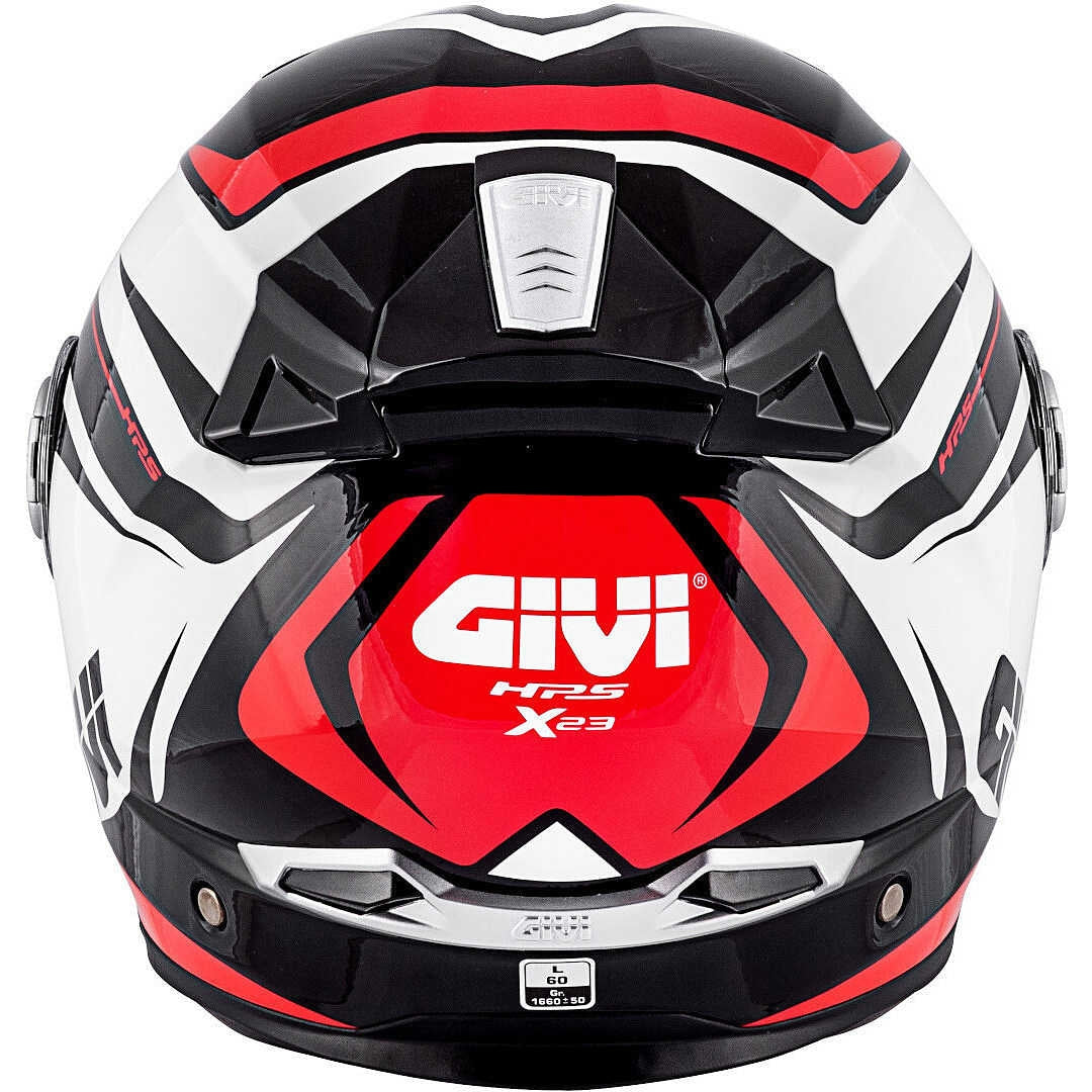 GIVI CASCO MOD X23/SYDNEY C/PL.D/POINTED NEGRO/BLANCO - SECURTEX MOTOR S.L (t/a MaximoMoto)