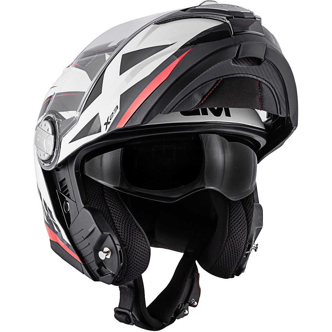 GIVI CASCO MOD X23/SYDNEY C/PL.D/POINTED NEGRO/BLANCO - SECURTEX MOTOR S.L (t/a MaximoMoto)