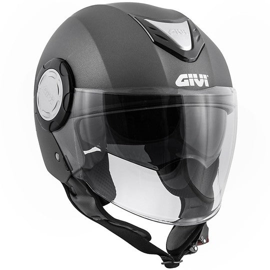 GIVI CASCO JET 124/FUTURE.D/SOLID TITANIO - SECURTEX MOTOR S.L (t/a MaximoMoto)