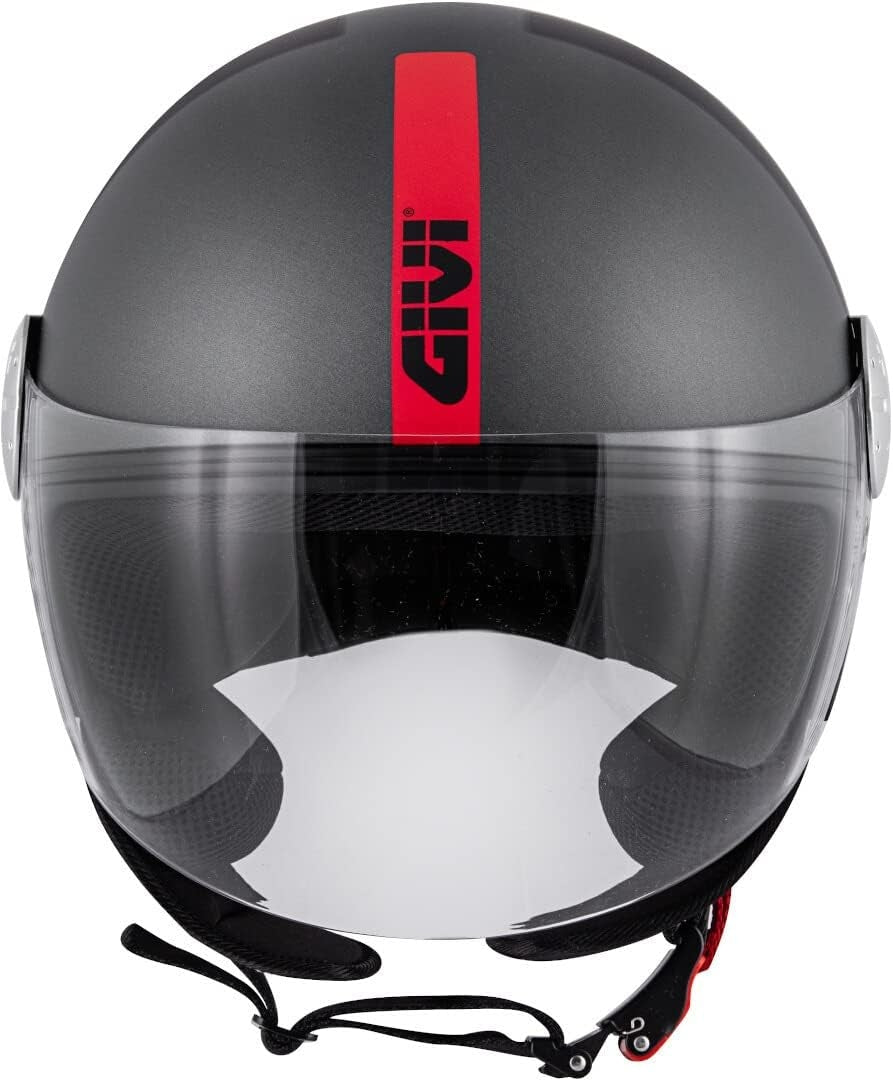 GIVI CASCO DJET 107/MINI-J.D/CONCEPT GRIS-MT/GRIS/RED - SECURTEX MOTOR S.L (t/a MaximoMoto)