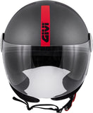 GIVI CASCO DJET 107/MINI-J.D/CONCEPT GRIS-MT/GRIS/RED - SECURTEX MOTOR S.L (t/a MaximoMoto)