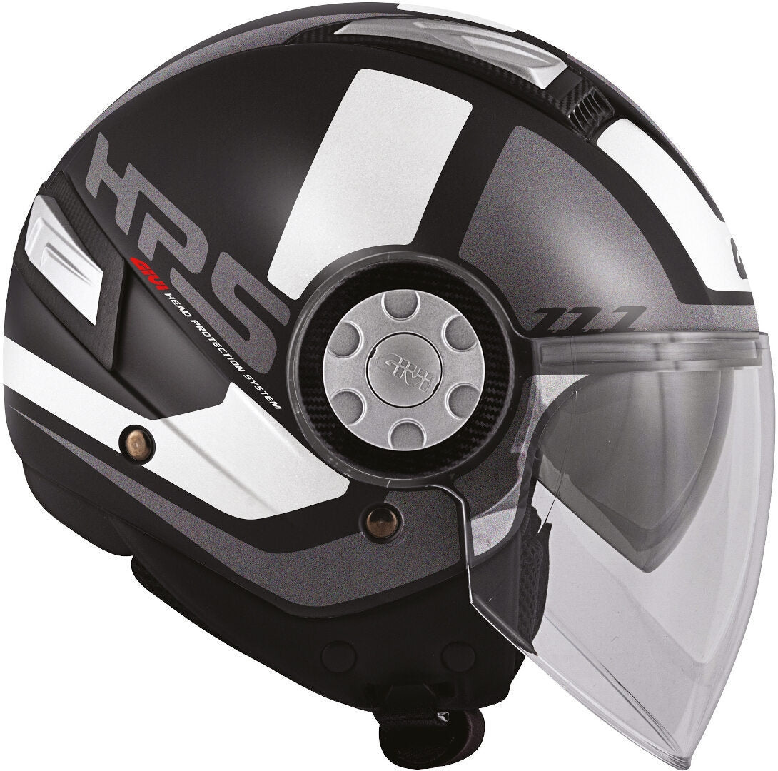 GIVI CASCO JET-R 111/AIR JET.D/ROUND BLANCO/NEGRO - SECURTEX MOTOR S.L (t/a MaximoMoto)