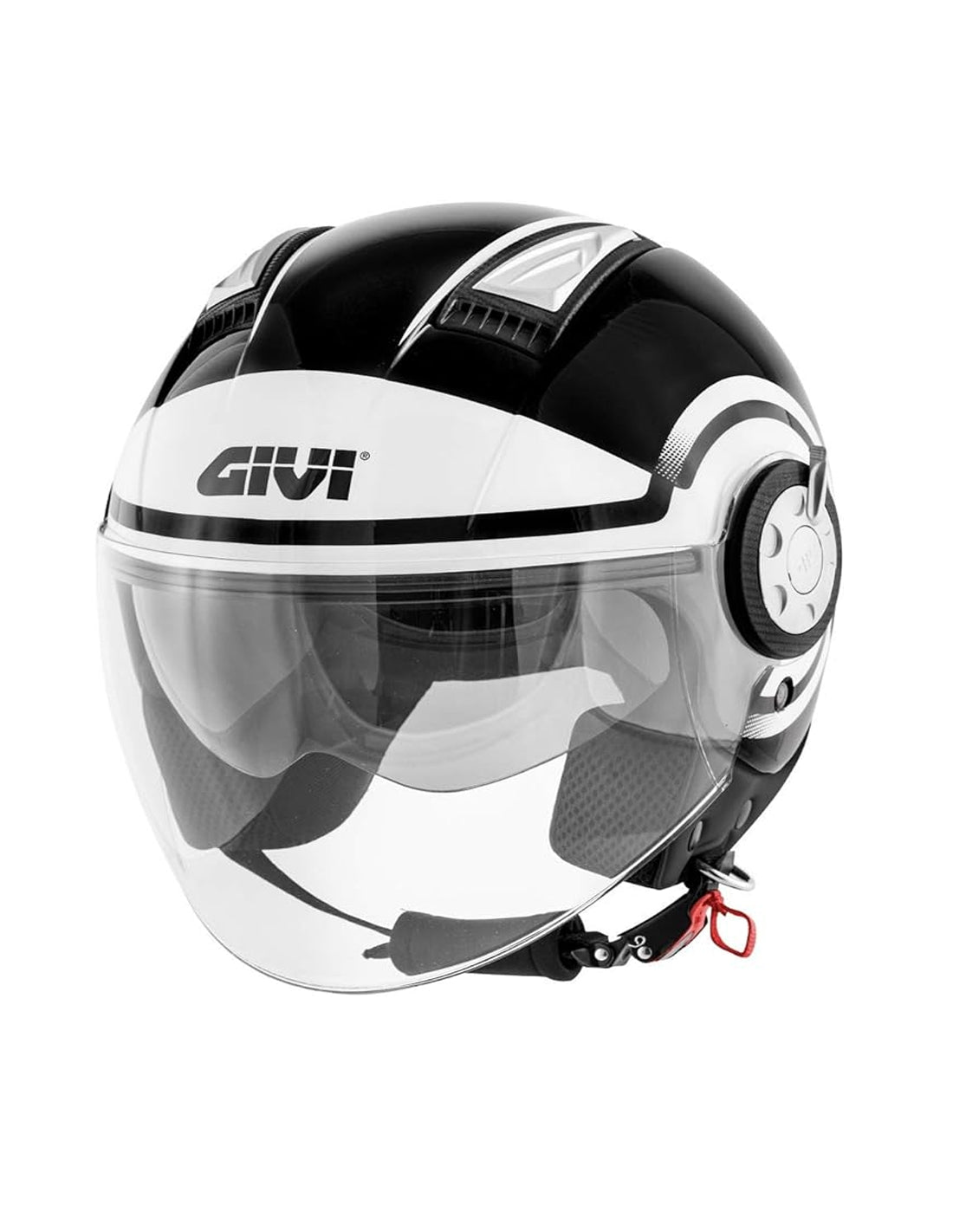 GIVI CASCO JET-R 111/AIR JET.D/ROUND NEGRO/BLANCO - SECURTEX MOTOR S.L (t/a MaximoMoto)