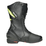 R-TECH - BOTAS PIEL PILOT LADY NEGRO/AMARILLO FLUOR