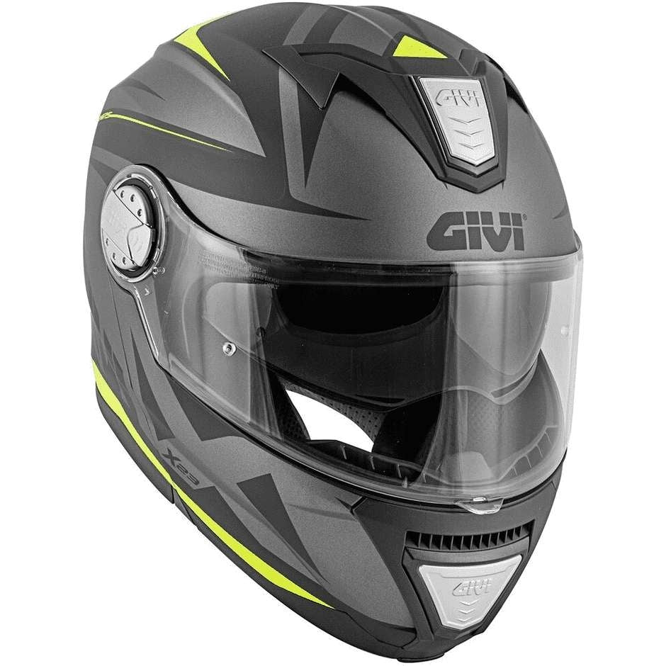 GIVI CASCO MOD X23/SYDNEY C/PL.D/POINTED NEGRO_MT-TITANI - SECURTEX MOTOR S.L (t/a MaximoMoto)