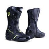 BELA - Botas Piel Strip Lady Negro/Amarillo Fluor - SECURTEX MOTOR S.L (t/a MaximoMoto)