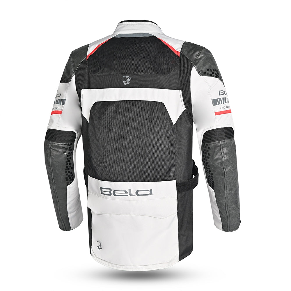 BELA - Chaqueta Textil Onsaker Hielo/Negro/Rojo - SECURTEX MOTOR S.L (t/a MaximoMoto)