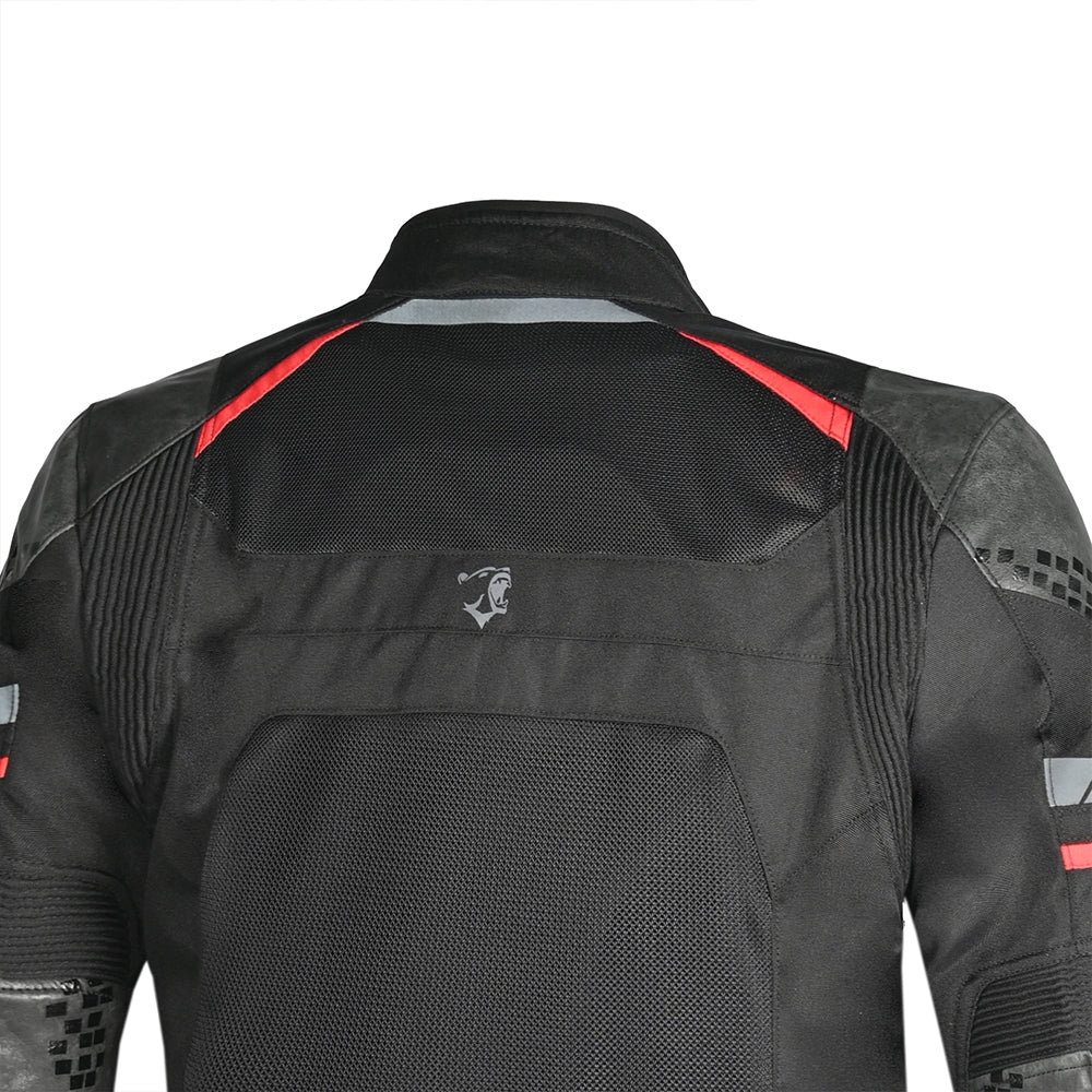 BELA - Chaqueta Textil Onsaker Negro/Rojo - SECURTEX MOTOR S.L (t/a MaximoMoto)