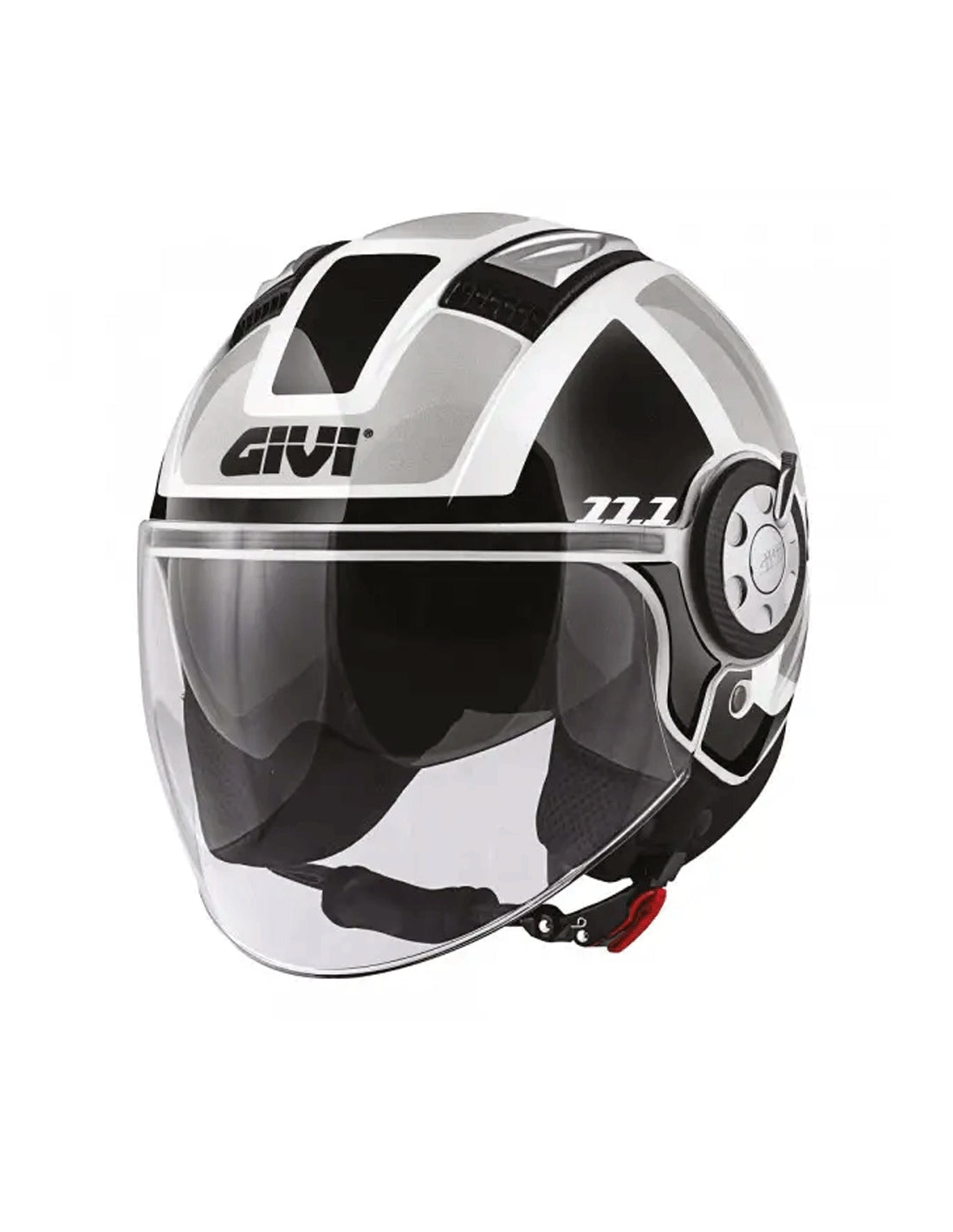 GIVI CASCO JET-R 111/AIR JET-R.D/CLASS BLANCO/NEGRO/PLATA - SECURTEX MOTOR S.L (t/a MaximoMoto)