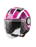 GIVI CASCO JET-R 111/AIR JET-R.D/CLASS-LADY BLANCO/ROSA/VI - SECURTEX MOTOR S.L (t/a MaximoMoto)