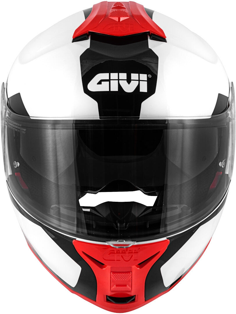 GIVI - CASCO X21 CHALLENGER SPIRIT BLANCO NEGRO ROJO - SECURTEX MOTOR S.L (t/a MaximoMoto)